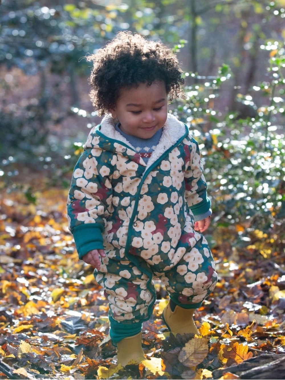 Little Green Radicals Organic Hedgerow Sherpa Lined Snowsuit Size 18-24 Months
